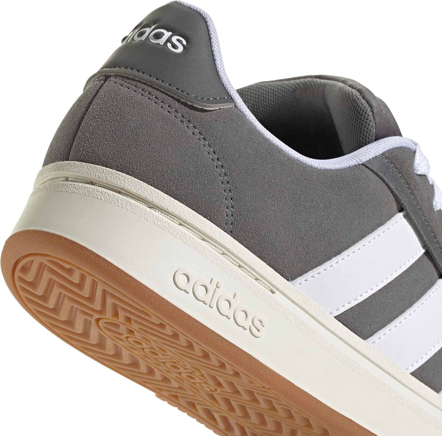 imageAdidas Mens Grand Court AlphaGreyWhiteOff White