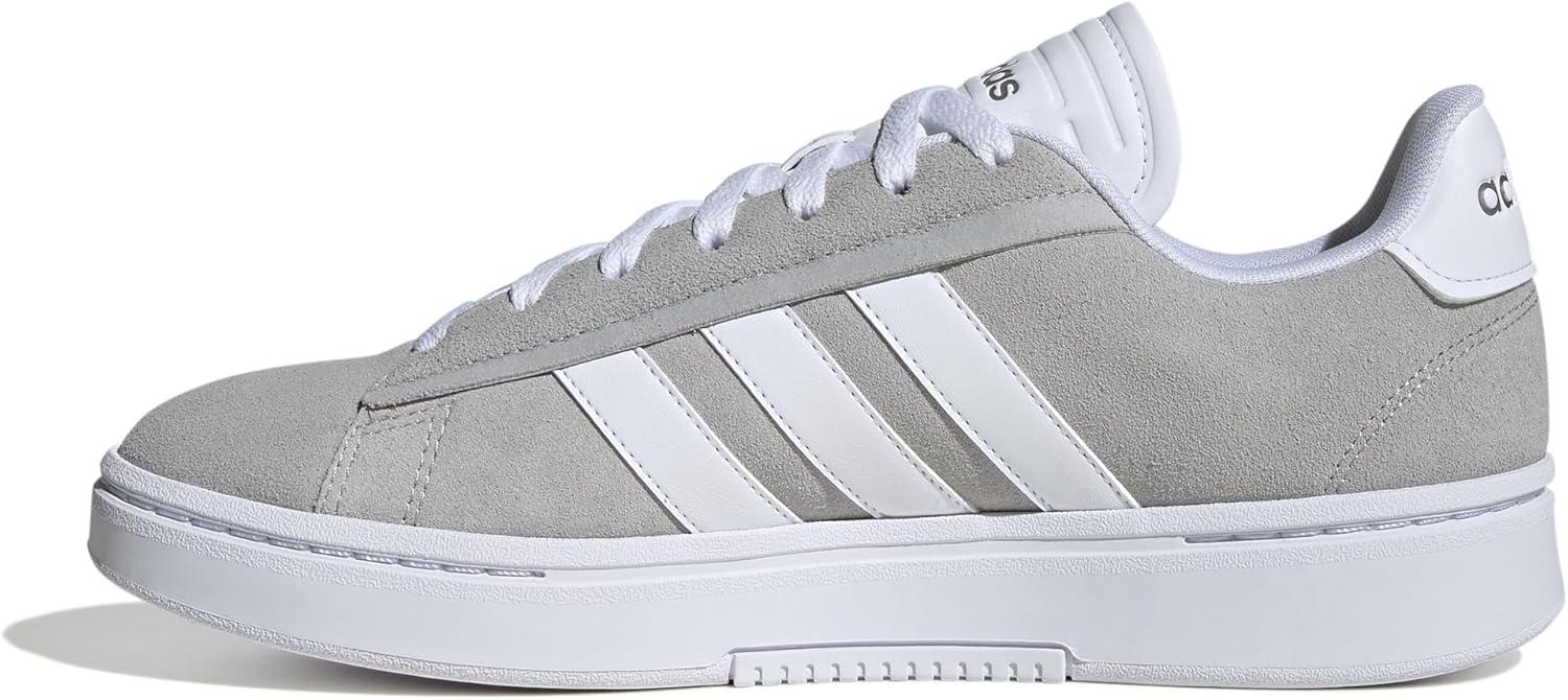 imageAdidas Mens Grand Court AlphaGreyWhiteSilver Metallic