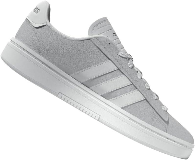 imageAdidas Mens Grand Court AlphaGreyWhiteSilver Metallic
