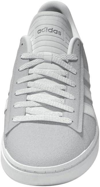 imageAdidas Mens Grand Court AlphaGreyWhiteSilver Metallic