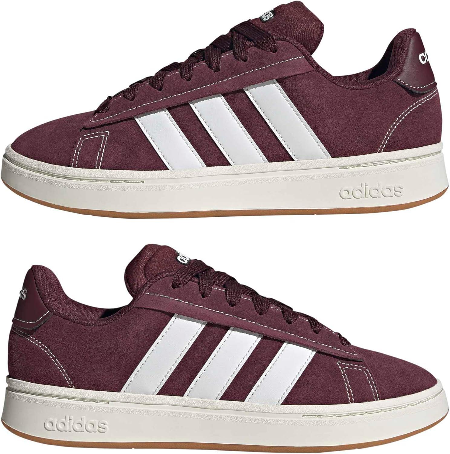 imageAdidas Mens Grand Court AlphaMaroonWhiteGum