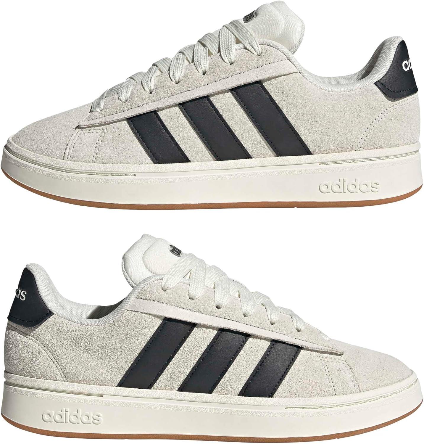 imageAdidas Mens Grand Court AlphaOff WhiteBlackGum