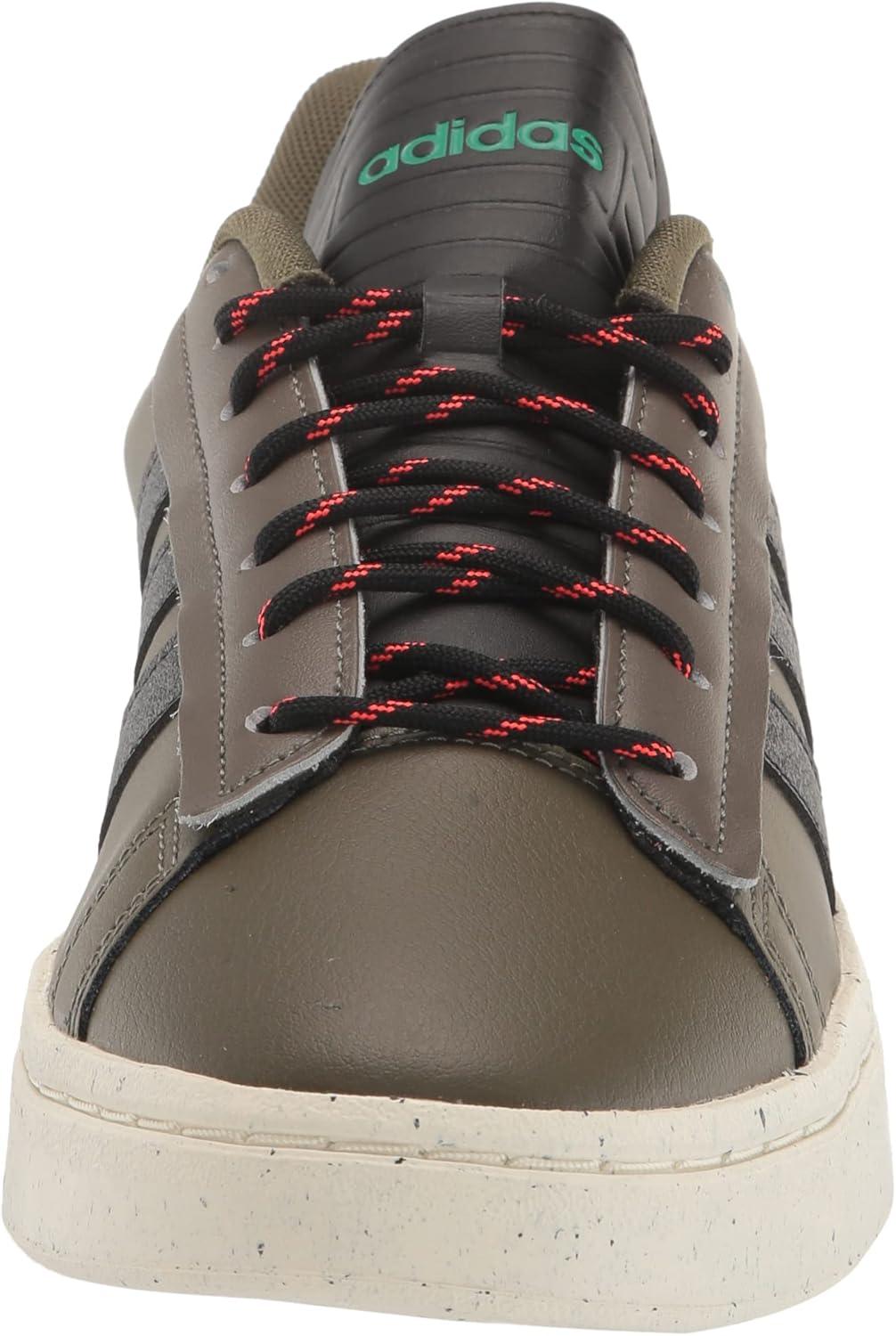 imageAdidas Mens Grand Court AlphaOlive StrataBlackCourt Green