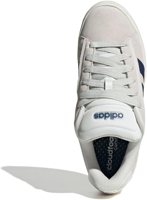 imageAdidas Mens Grand Court AlphaOrbit GreyDark BlueWhite