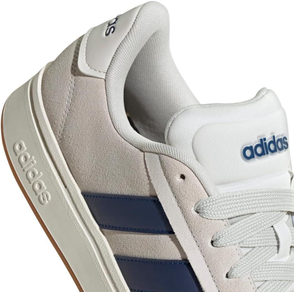 imageAdidas Mens Grand Court AlphaOrbit GreyDark BlueWhite