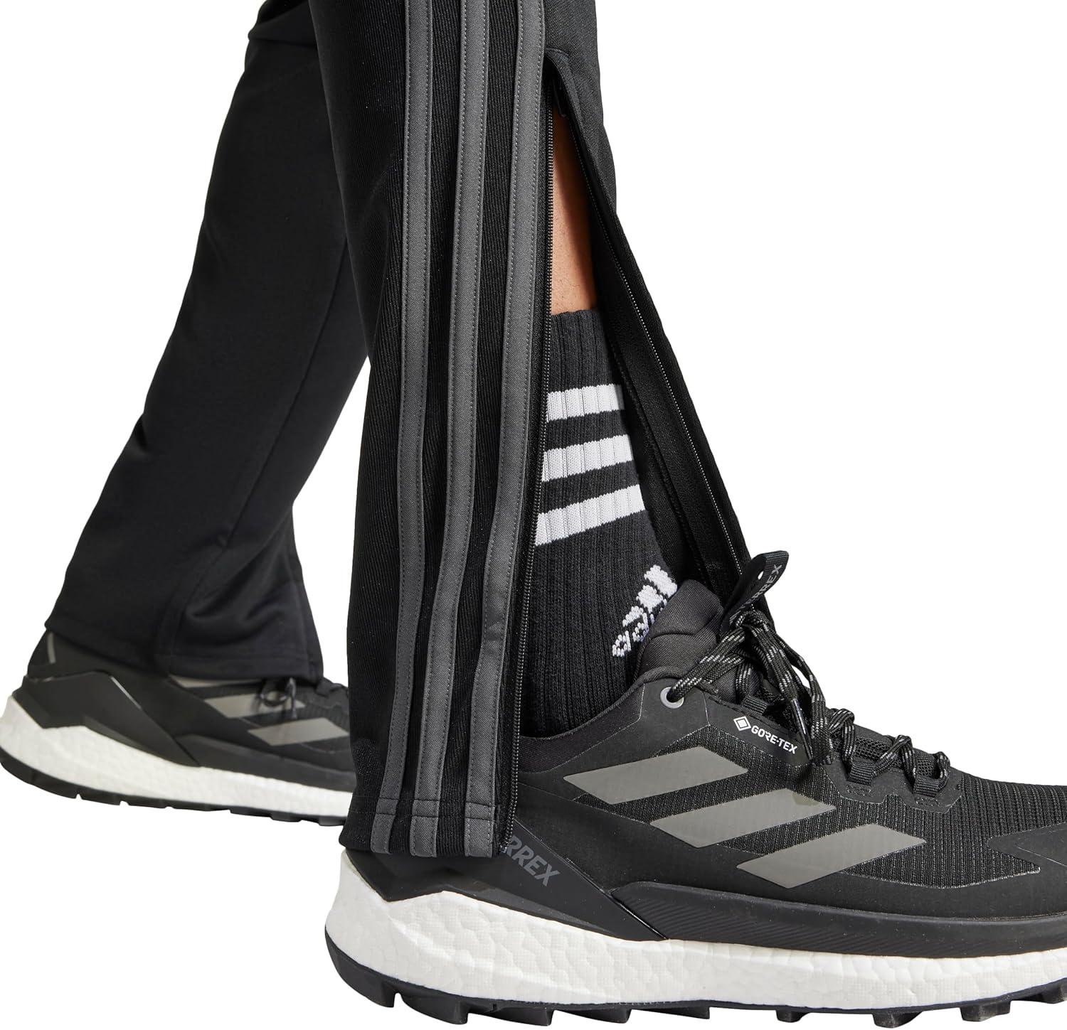 imageAdidas Mens Sereno Cut 3Stripes Slim Tapered PantsBlackGrey