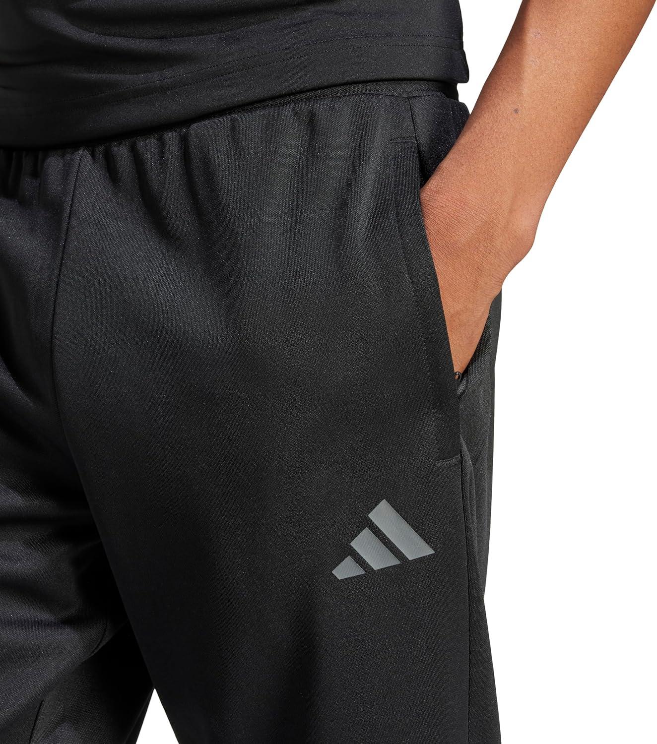 imageAdidas Mens Sereno Cut 3Stripes Slim Tapered PantsBlackGrey
