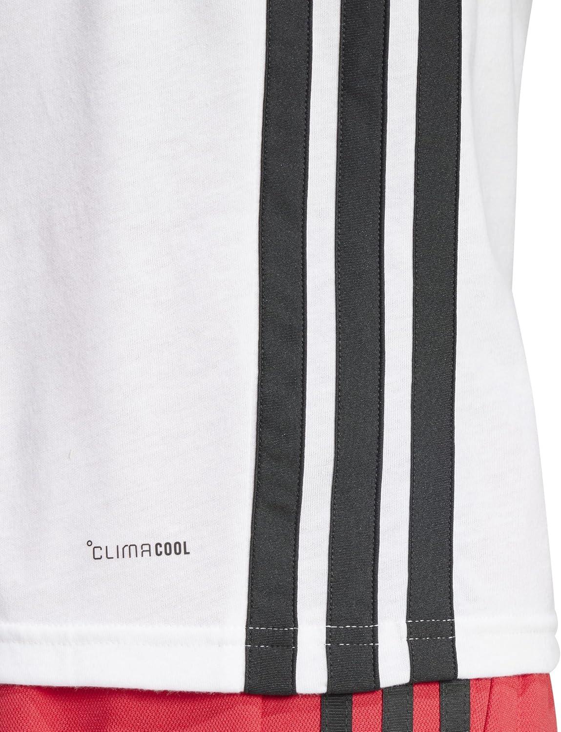 imageAdidas Mens Train Essentials Feelready 3Stripes TShirtWhite