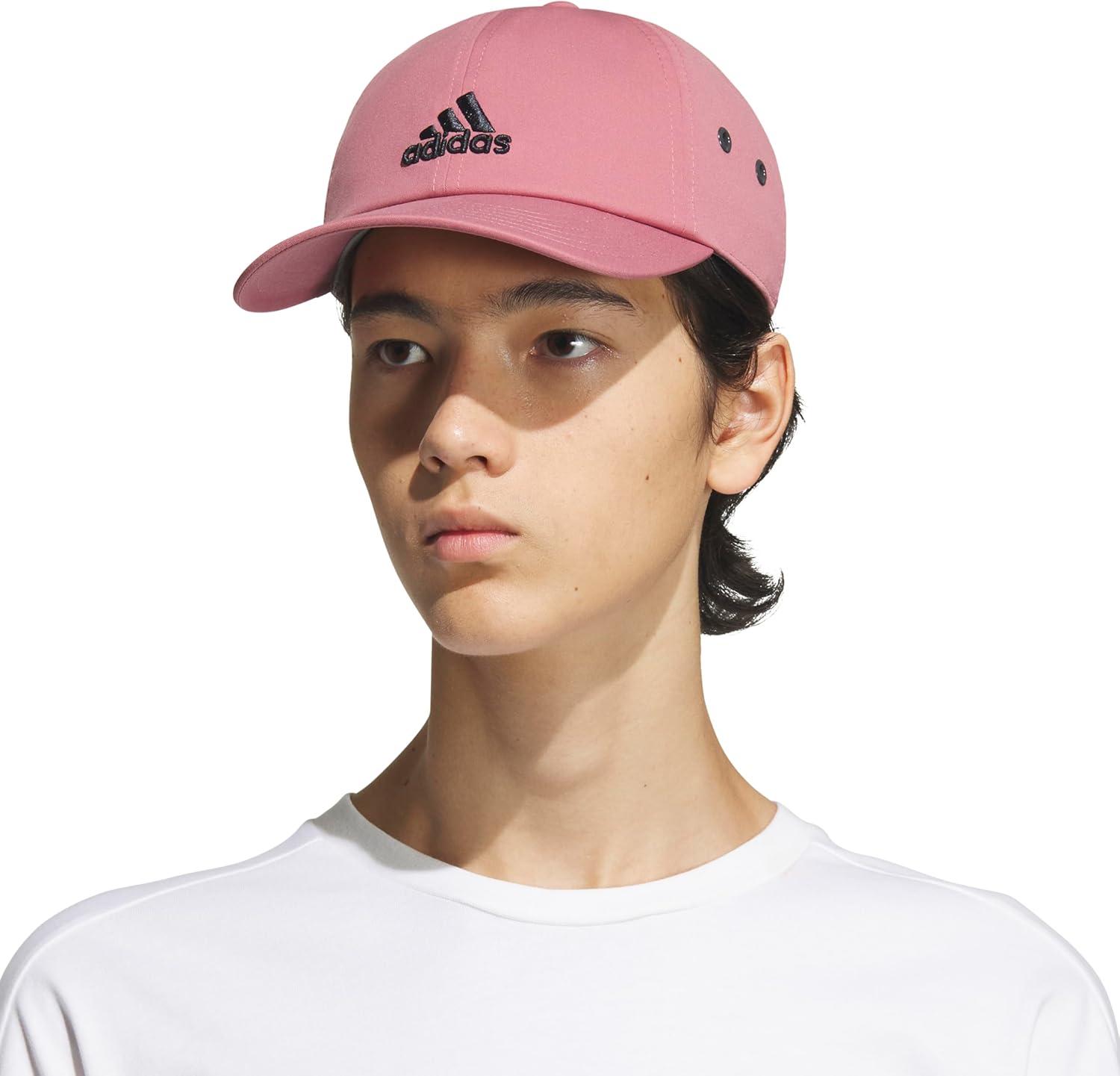 imageadidas Mens VMA 20 Relaxed Fit Adjustable HatPreloved CrimsonBlack