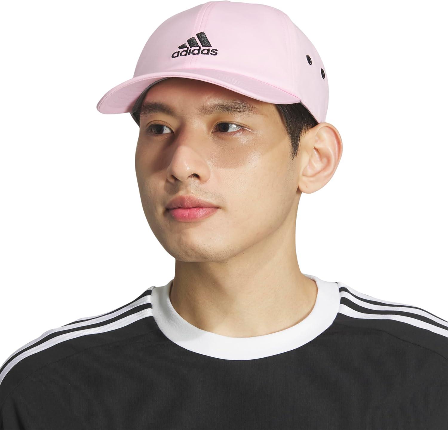 imageadidas Mens VMA 20 Relaxed Fit Adjustable HatTrue PinkBlack