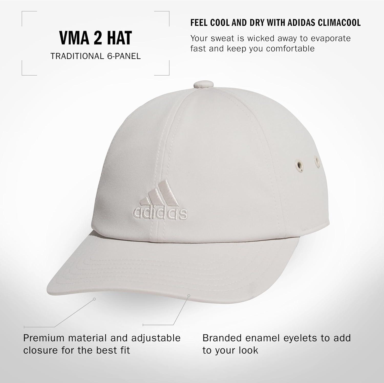 imageadidas Mens VMA 20 Relaxed Fit Adjustable HatWonder Alumina Grey