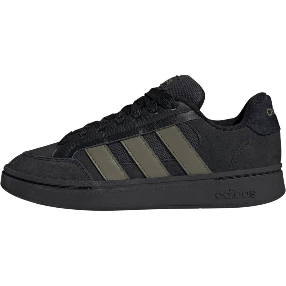 imageAdidas Mens Grand Court AlphaBlackOlive StrataBlack
