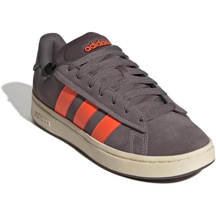 imageAdidas Mens Grand Court AlphaCharcoalImpact OrangeWarm Vanilla