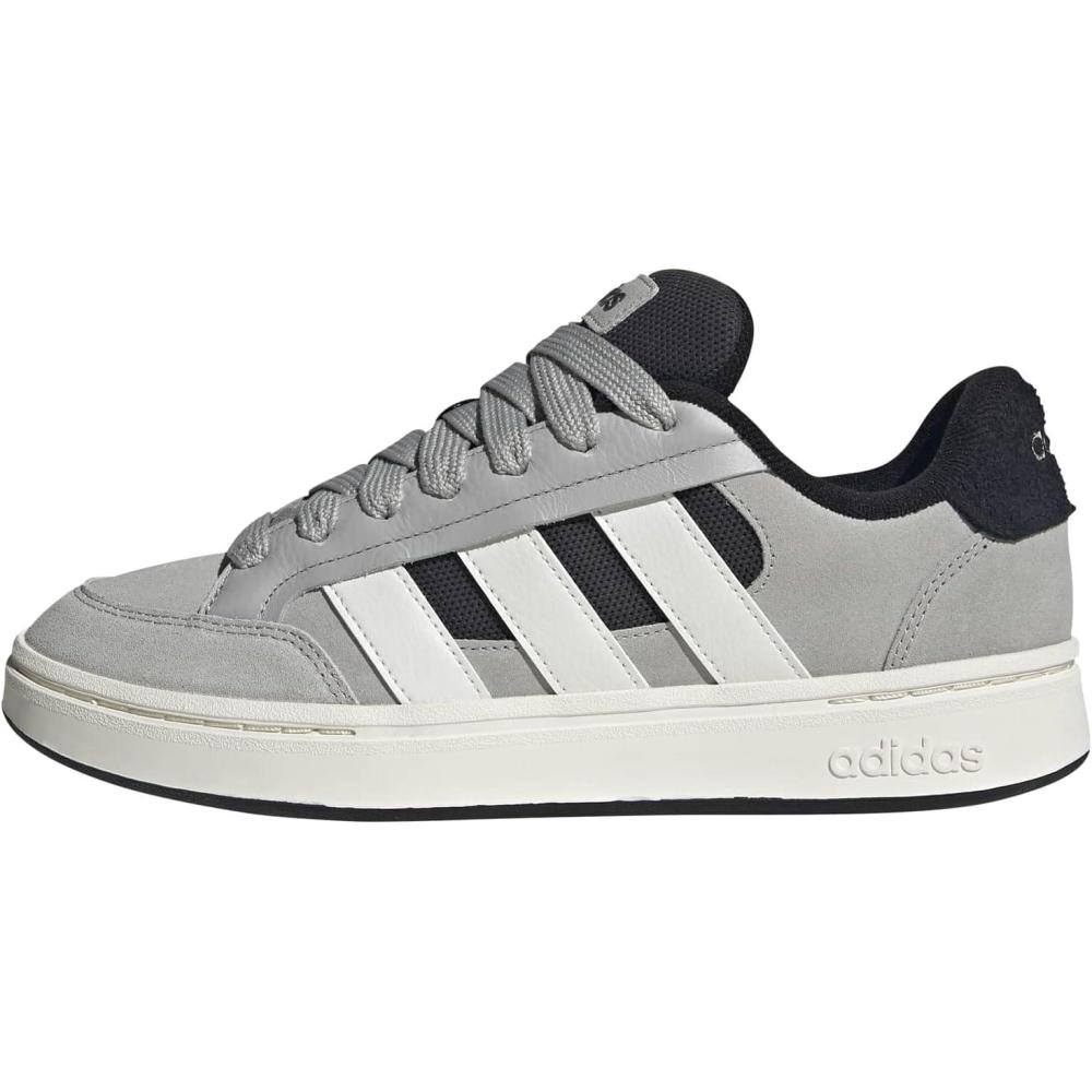 imageAdidas Mens Grand Court AlphaGreyWhiteBlack
