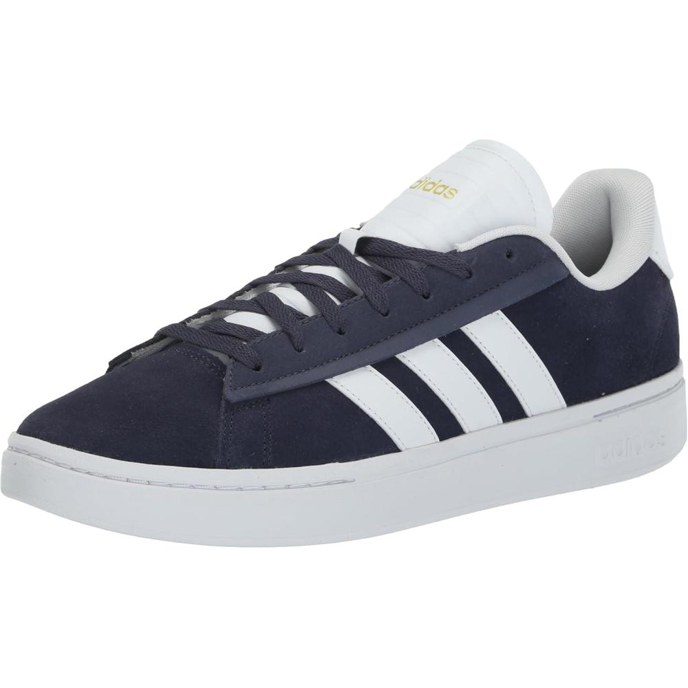 imageAdidas Mens Grand Court AlphaShadow NavyWhiteGold Metallic