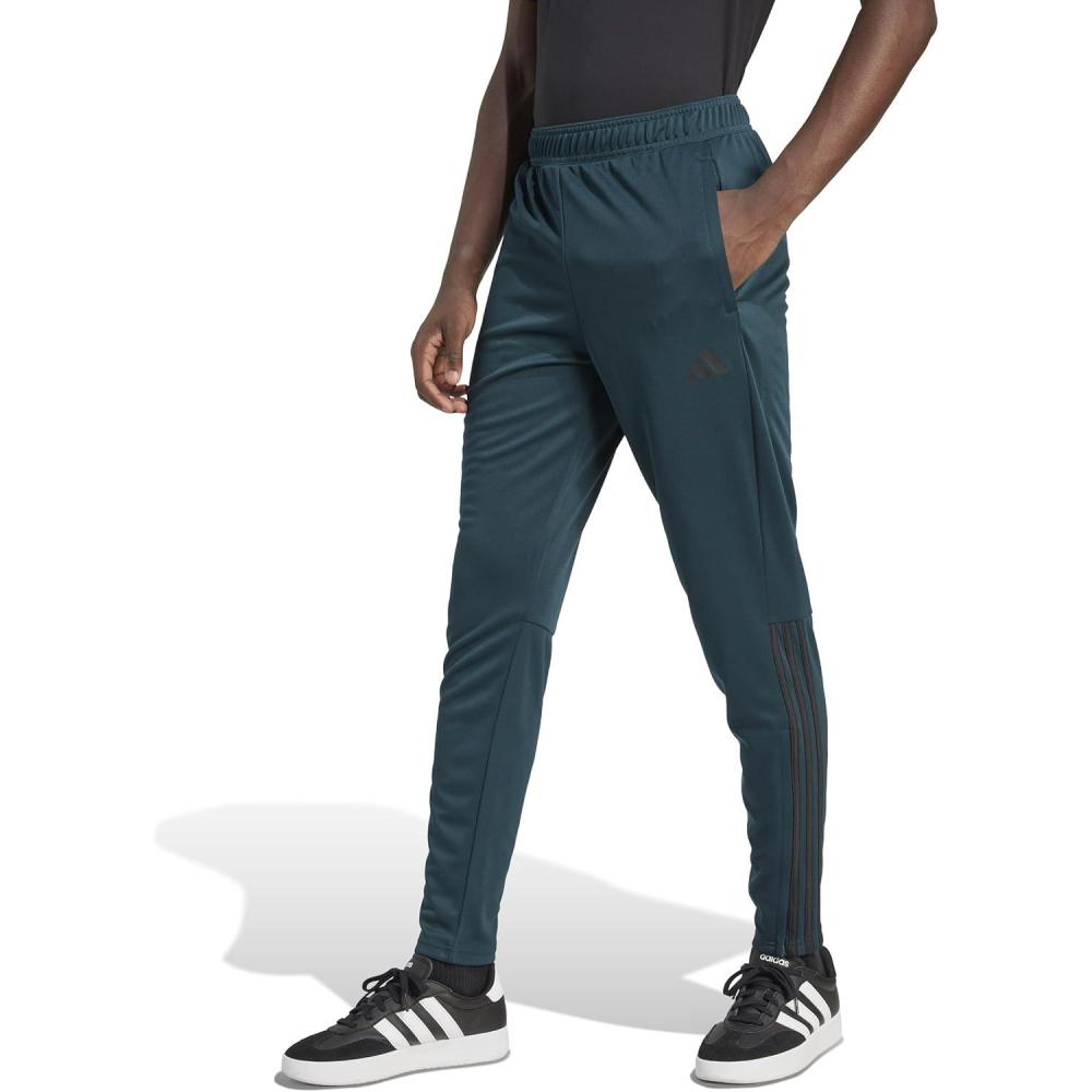 imageAdidas Mens Sereno Cut 3Stripes Slim Tapered PantsAurora IvyBlack