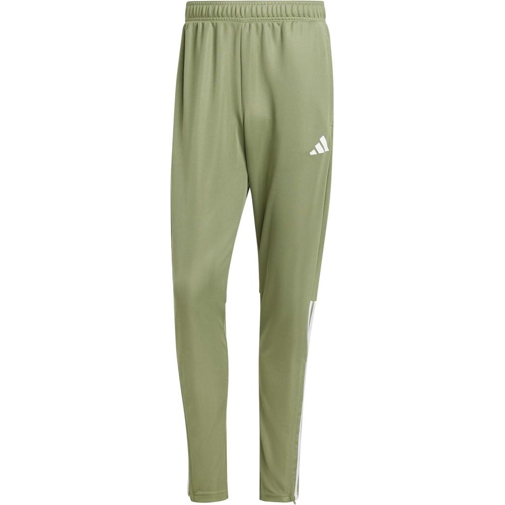 imageAdidas Mens Sereno Cut 3Stripes Slim Tapered PantsTent GreenWhite