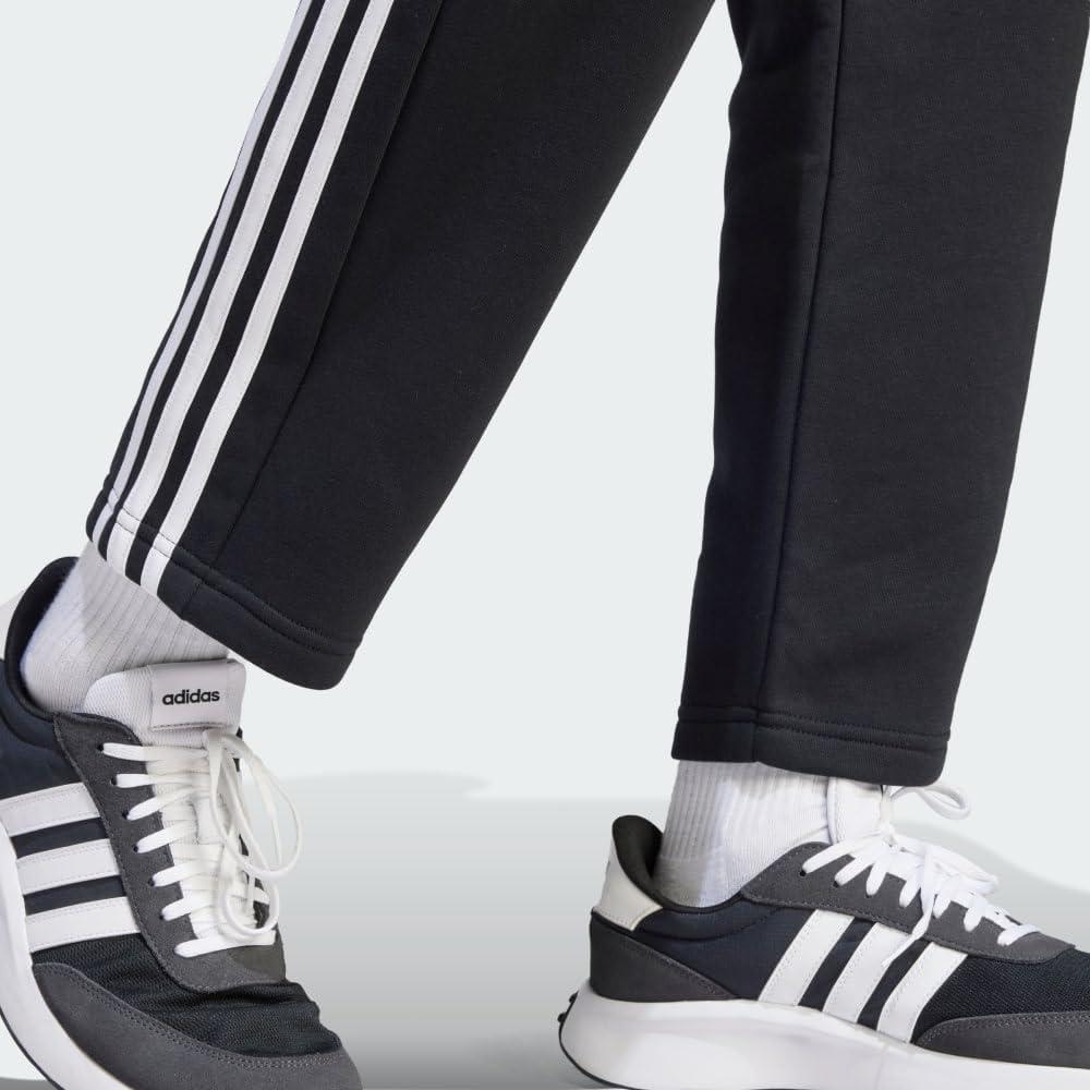 imageAdidas Mens Essentials 3Stripes Regular Tricot PantspantsBlack
