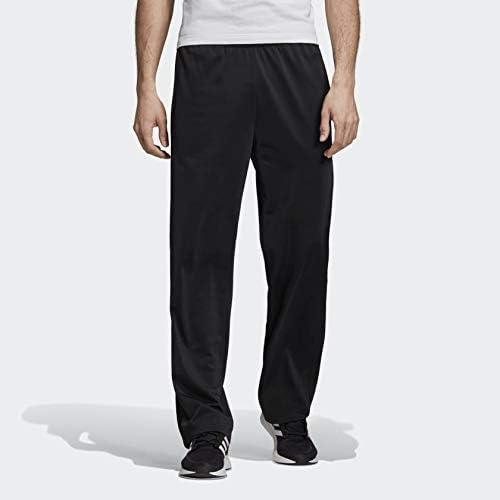 imageAdidas Mens Essentials 3Stripes Regular Tricot PantspantsBlackBlack