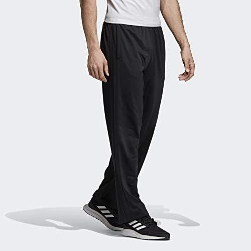imageAdidas Mens Essentials 3Stripes Regular Tricot PantspantsBlackBlack