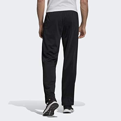imageAdidas Mens Essentials 3Stripes Regular Tricot PantspantsBlackBlack