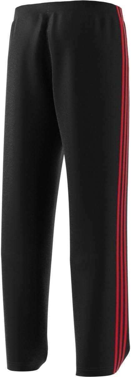 imageAdidas Mens Essentials 3Stripes Regular Tricot PantspantsBlackScarlet