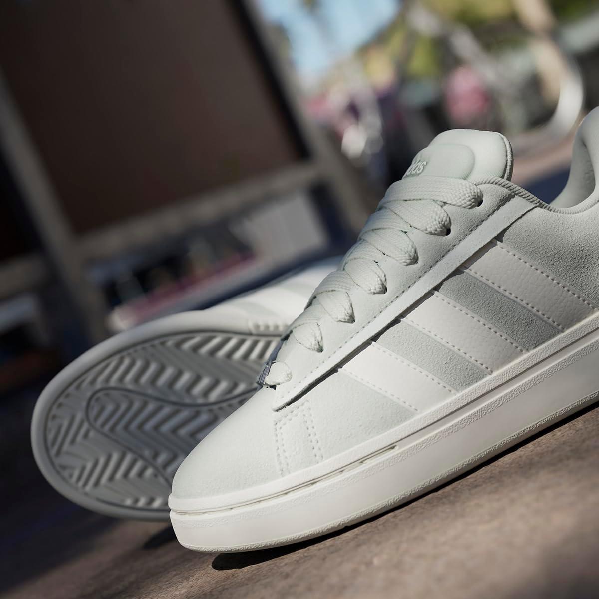 imageAdidas Mens Grand Court Alpha 00sLingrn Owhite Silvmt