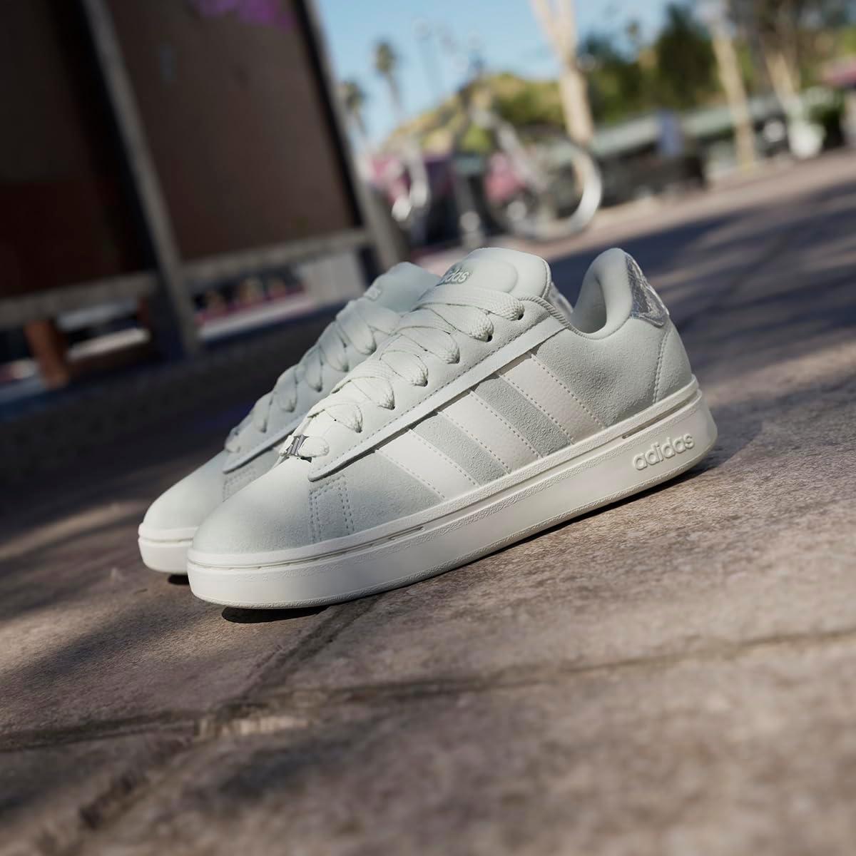 imageAdidas Mens Grand Court Alpha 00sLingrn Owhite Silvmt
