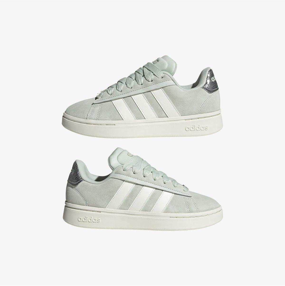 imageAdidas Mens Grand Court Alpha 00sLingrn Owhite Silvmt