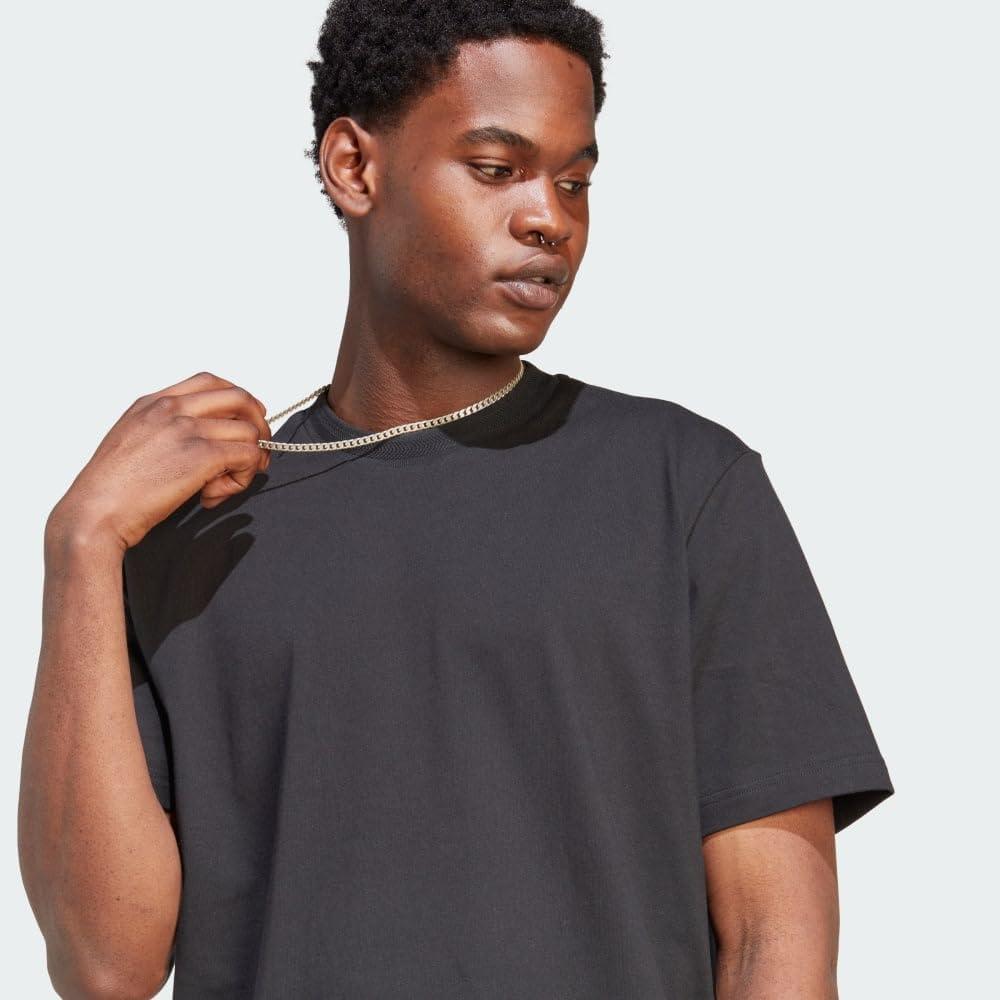 imageAdidas Mens Lounge TShirtBlack Q3