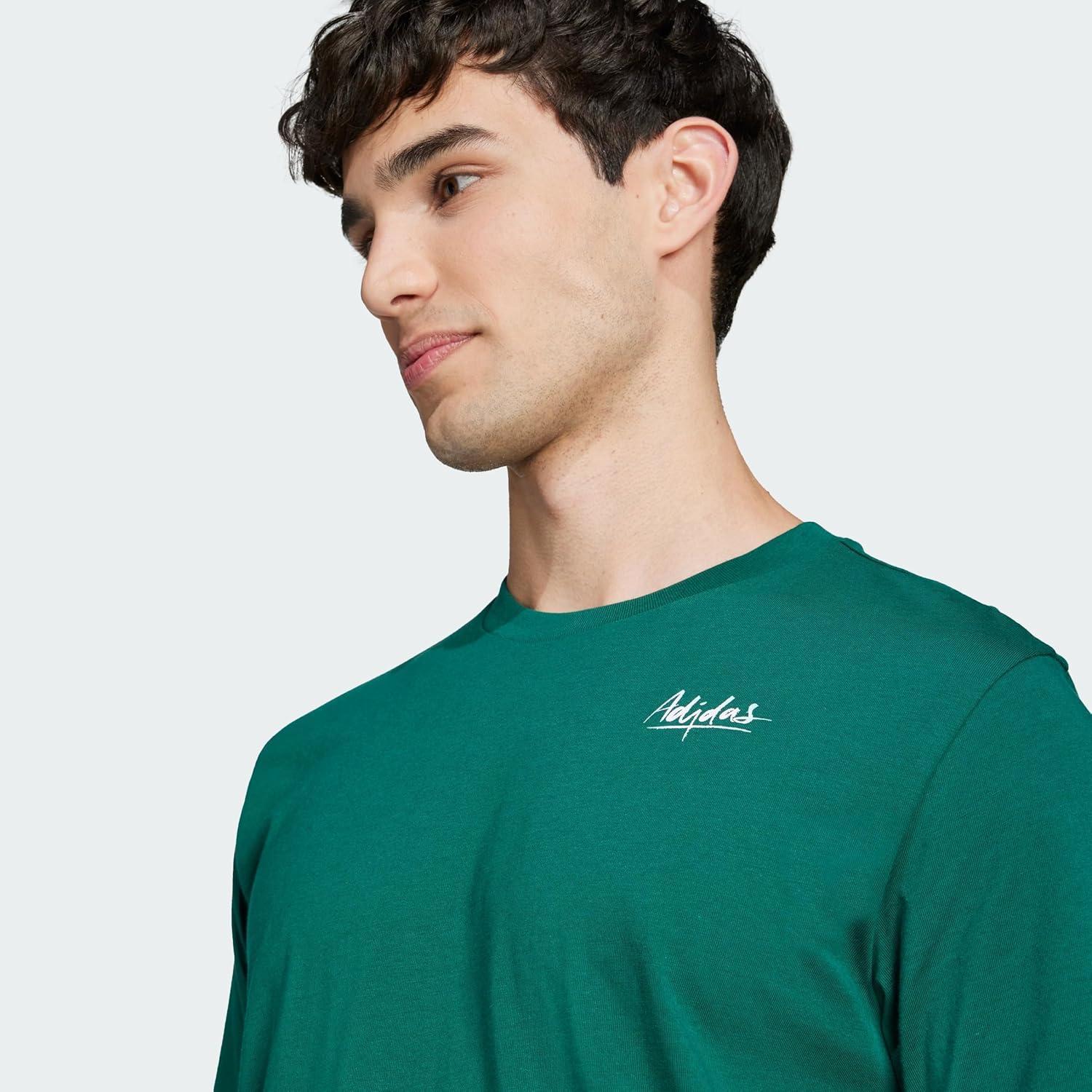 imageAdidas Mens Lounge TShirtCollegiate Green