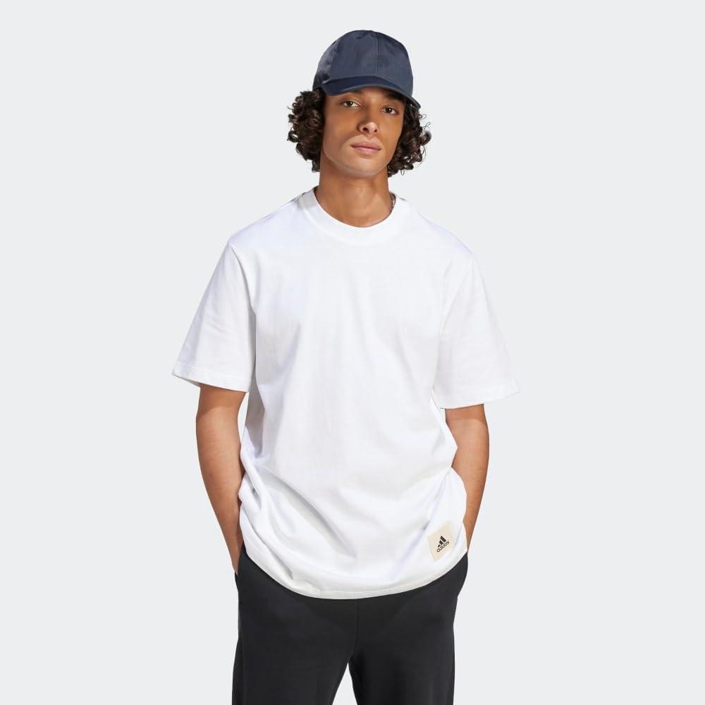 imageAdidas Mens Lounge TShirtWhite