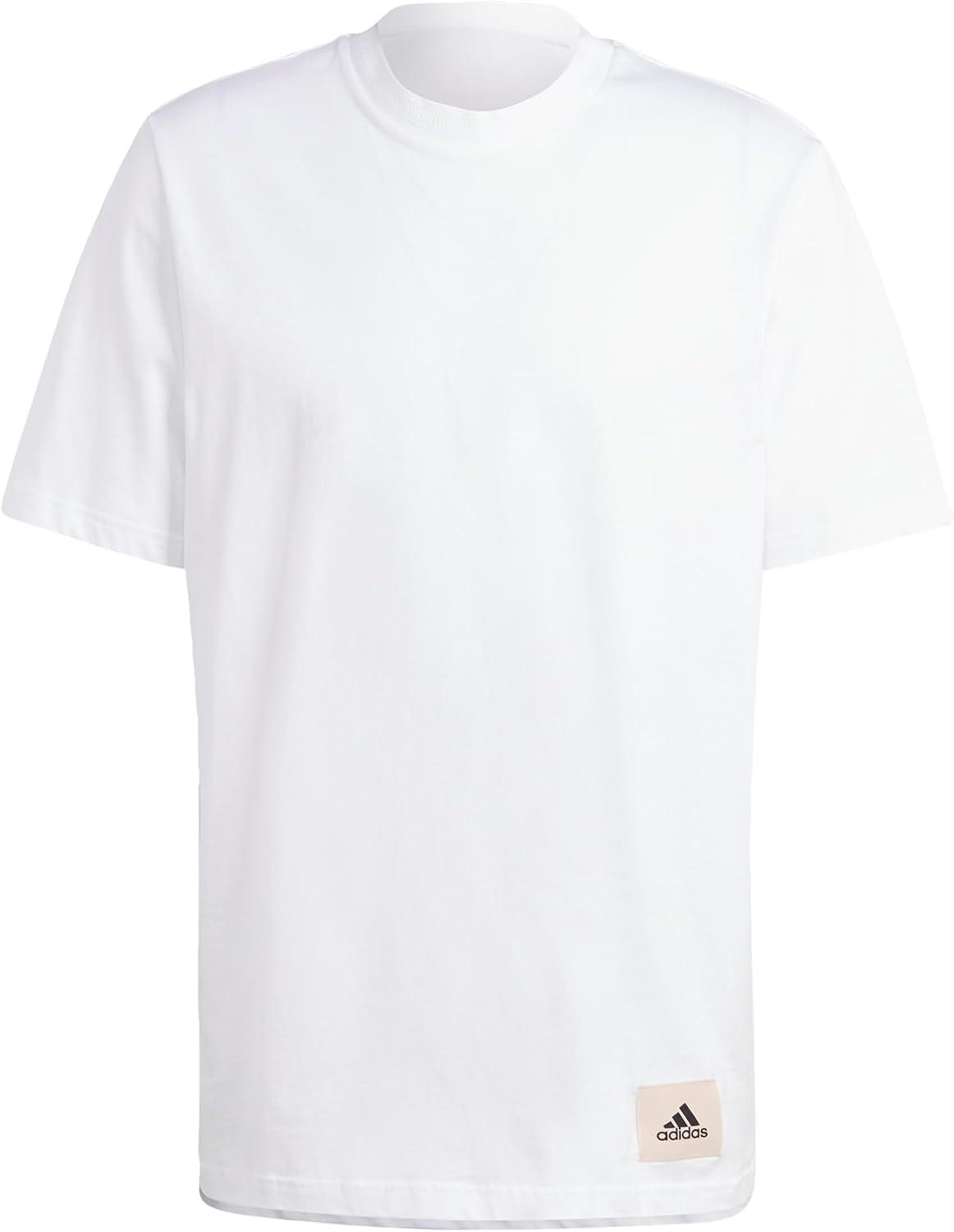 imageAdidas Mens Lounge TShirtWhite