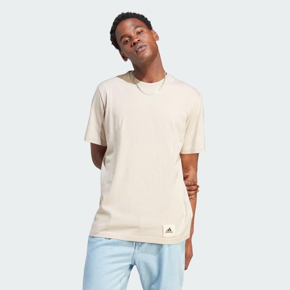 imageAdidas Mens Lounge TShirtWonder Beige