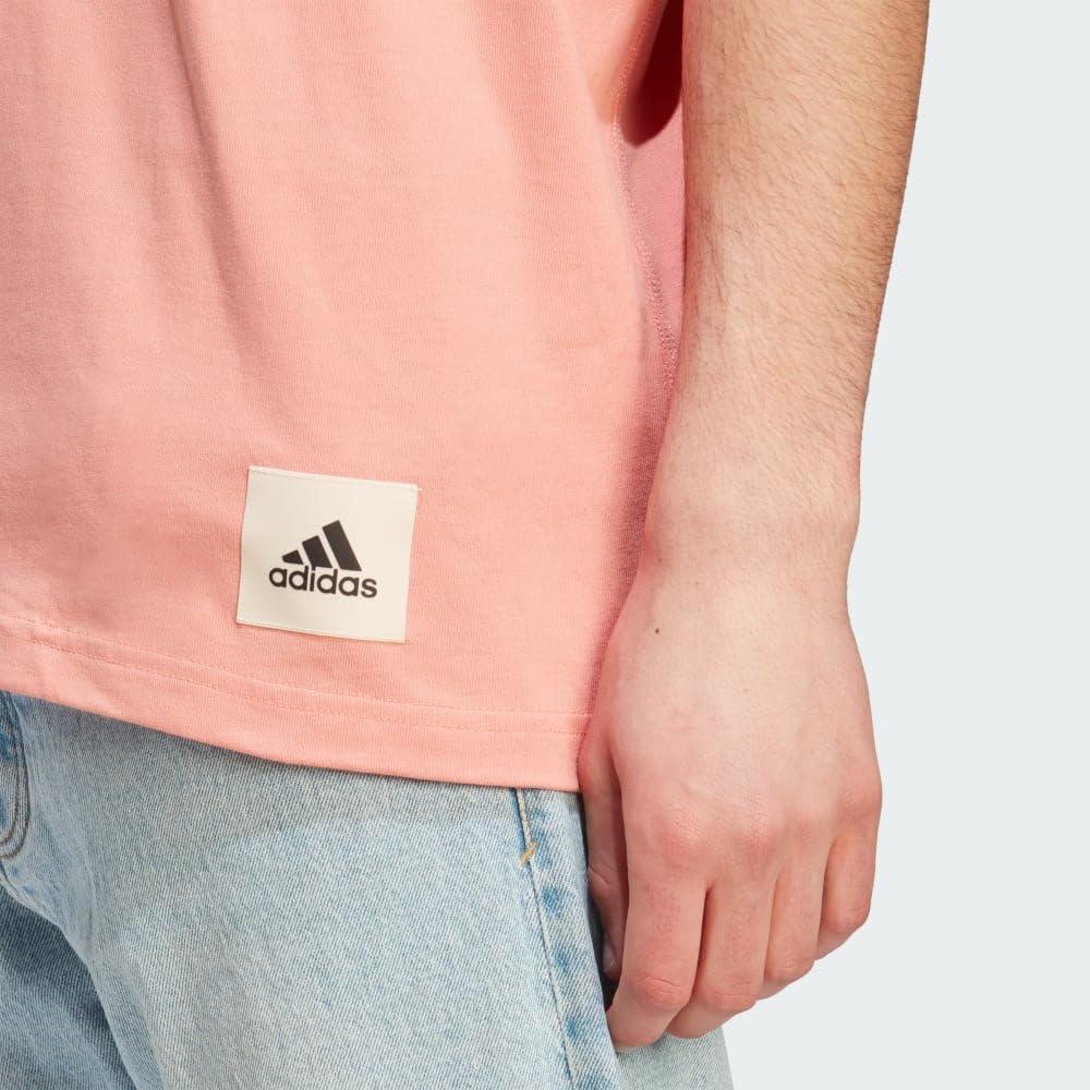 imageAdidas Mens Lounge TShirtWonder Clay