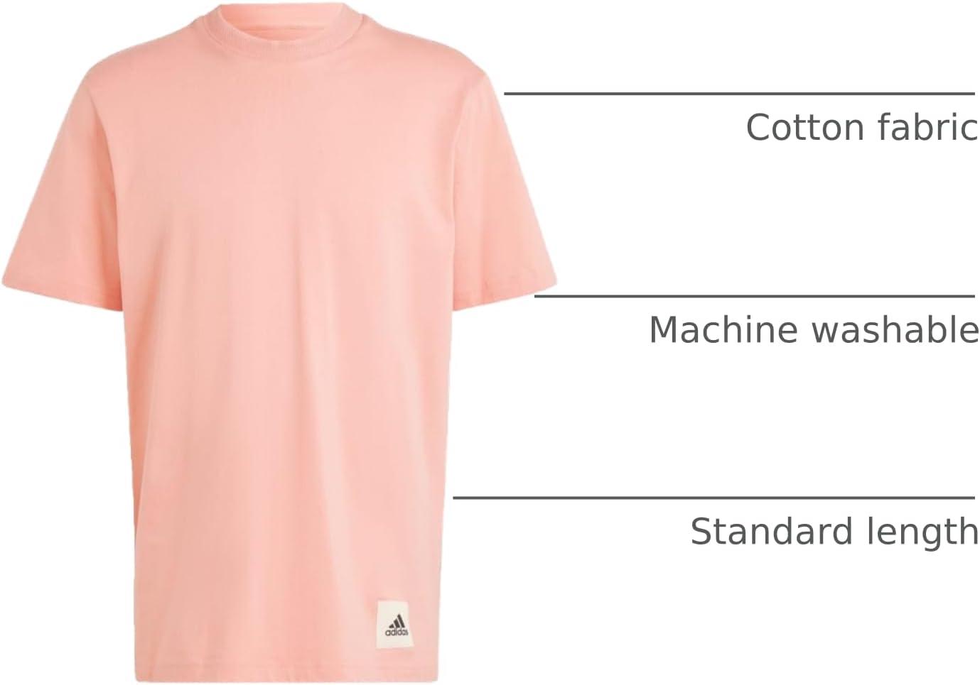 imageAdidas Mens Lounge TShirtWonder Clay