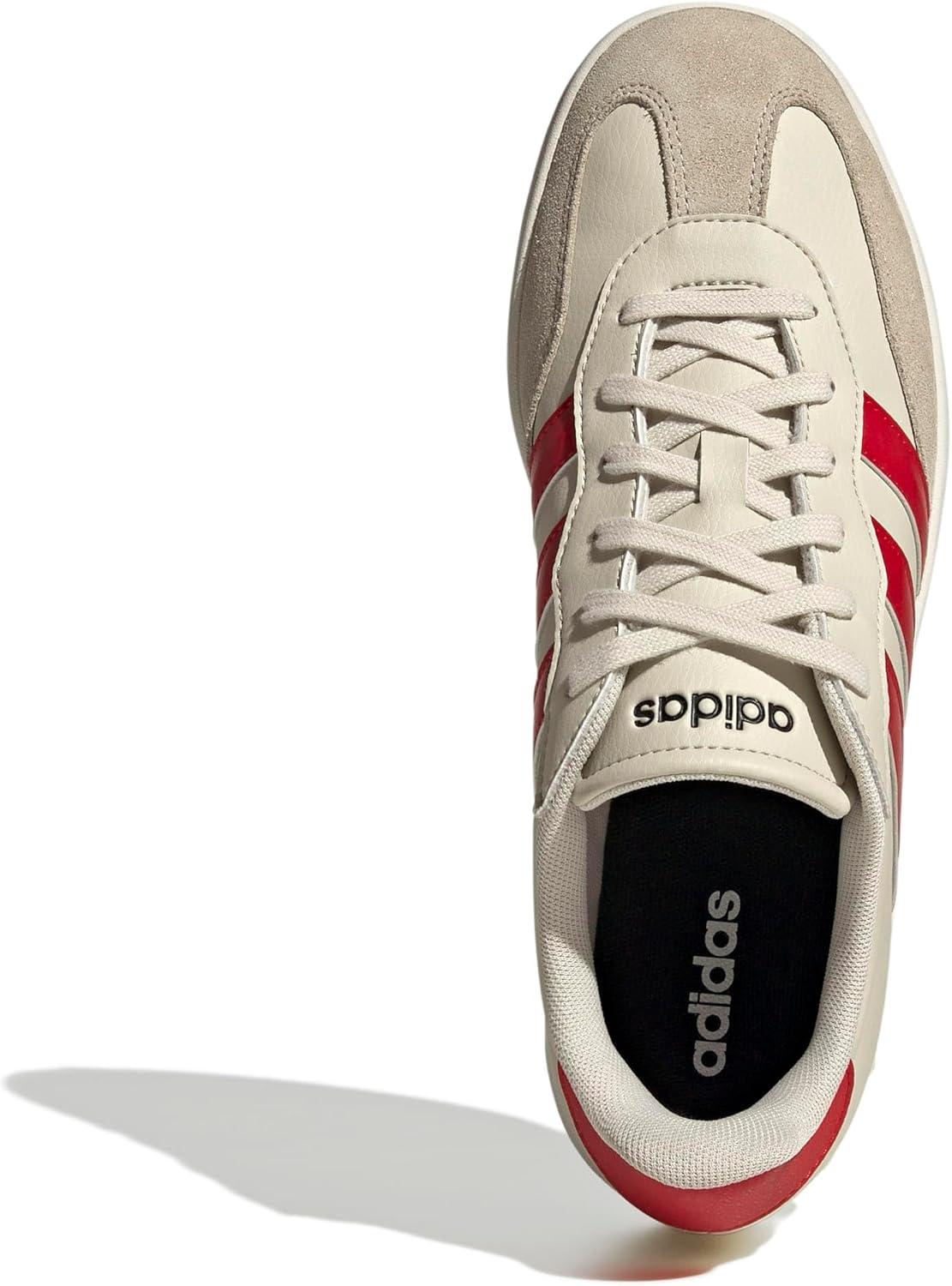 imageadidas Mens Barreda Fashion SneakersAluminaBetter ScarletWonder Beige