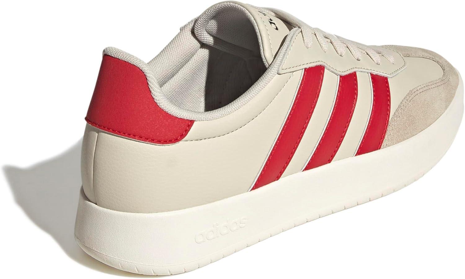 imageadidas Mens Barreda Fashion SneakersAluminaBetter ScarletWonder Beige