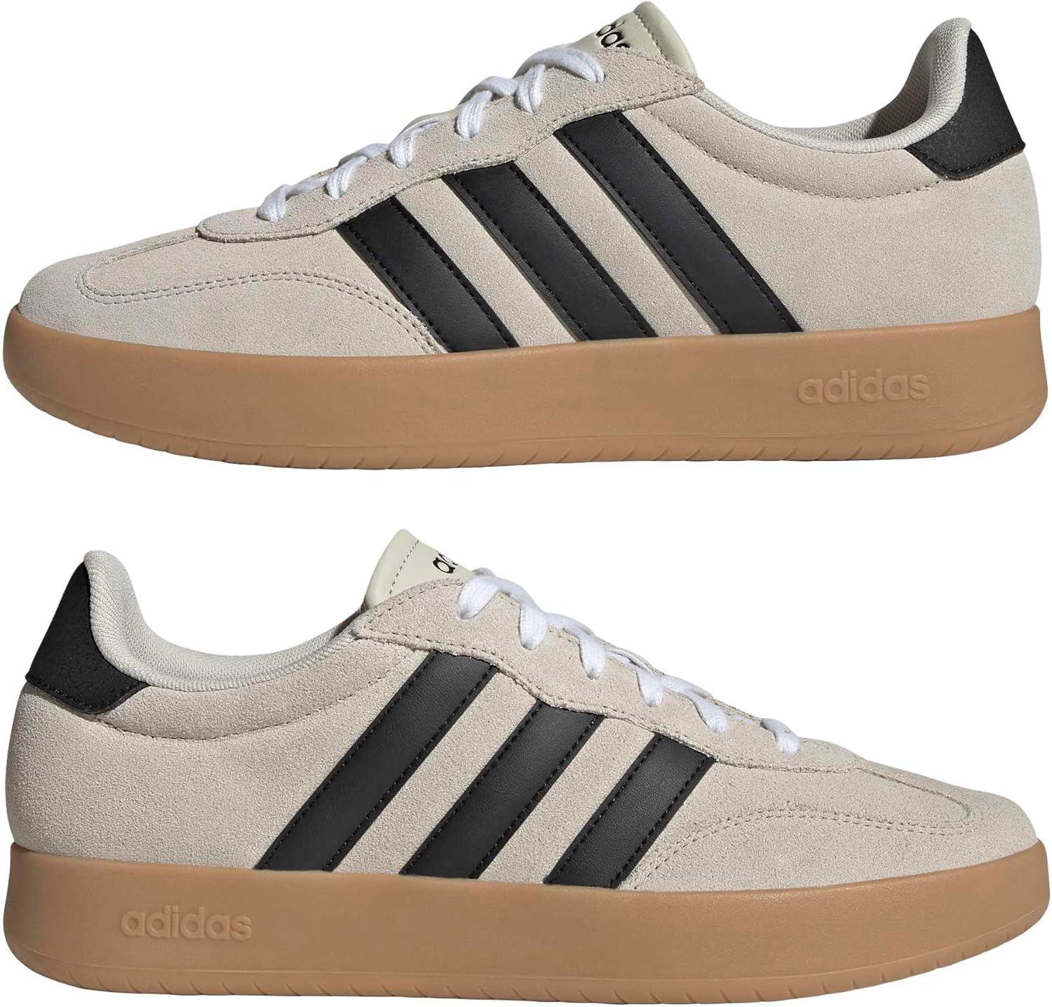 imageadidas Mens Barreda Fashion SneakersAluminaBlackGum