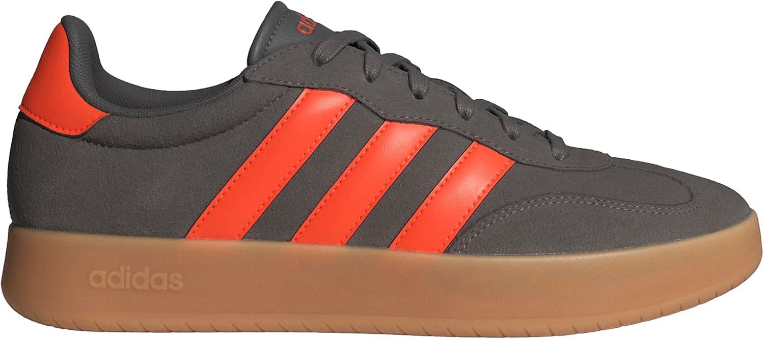 imageadidas Mens Barreda Fashion SneakersCharcoalImpact OrangeGum
