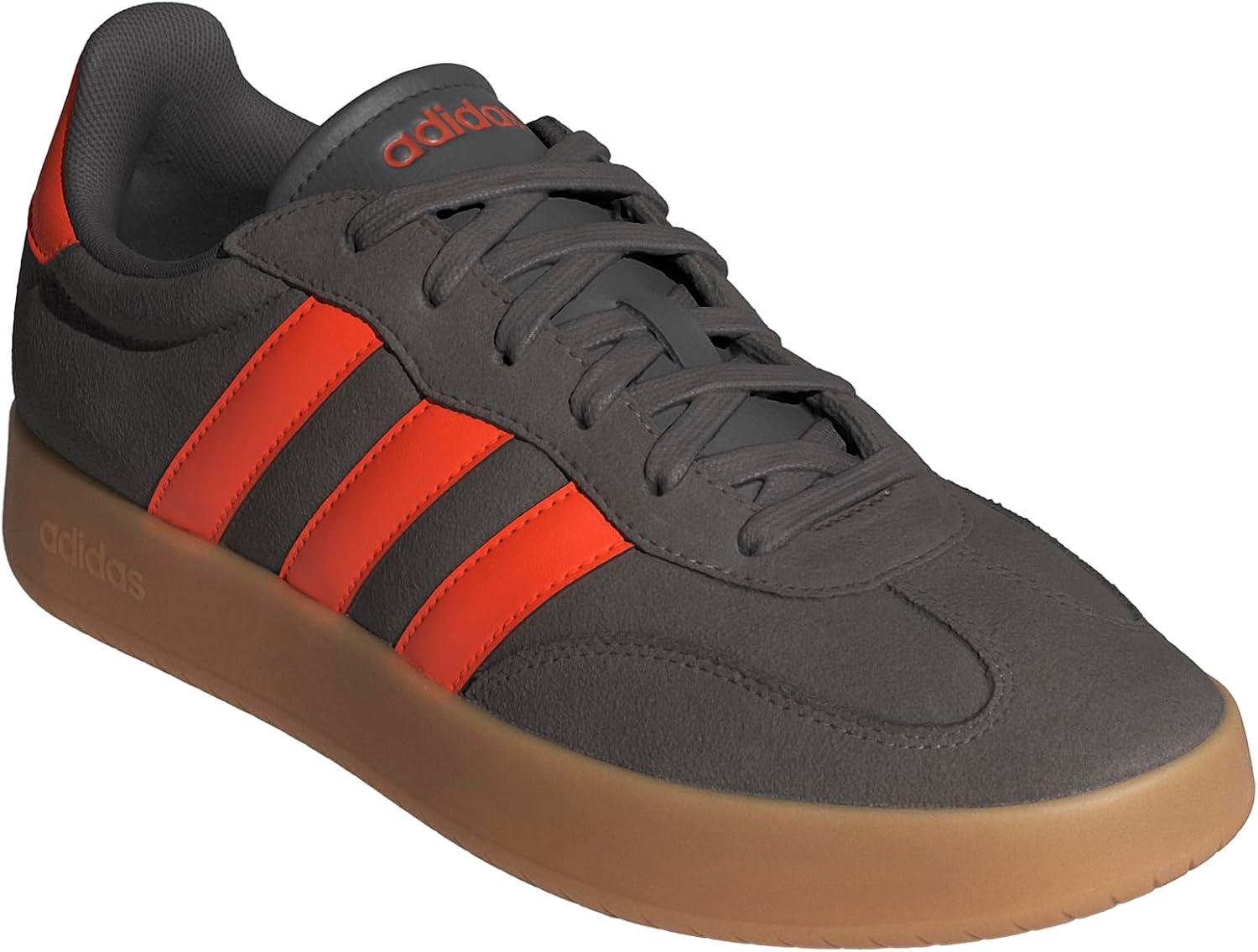 imageadidas Mens Barreda Fashion SneakersCharcoalImpact OrangeGum