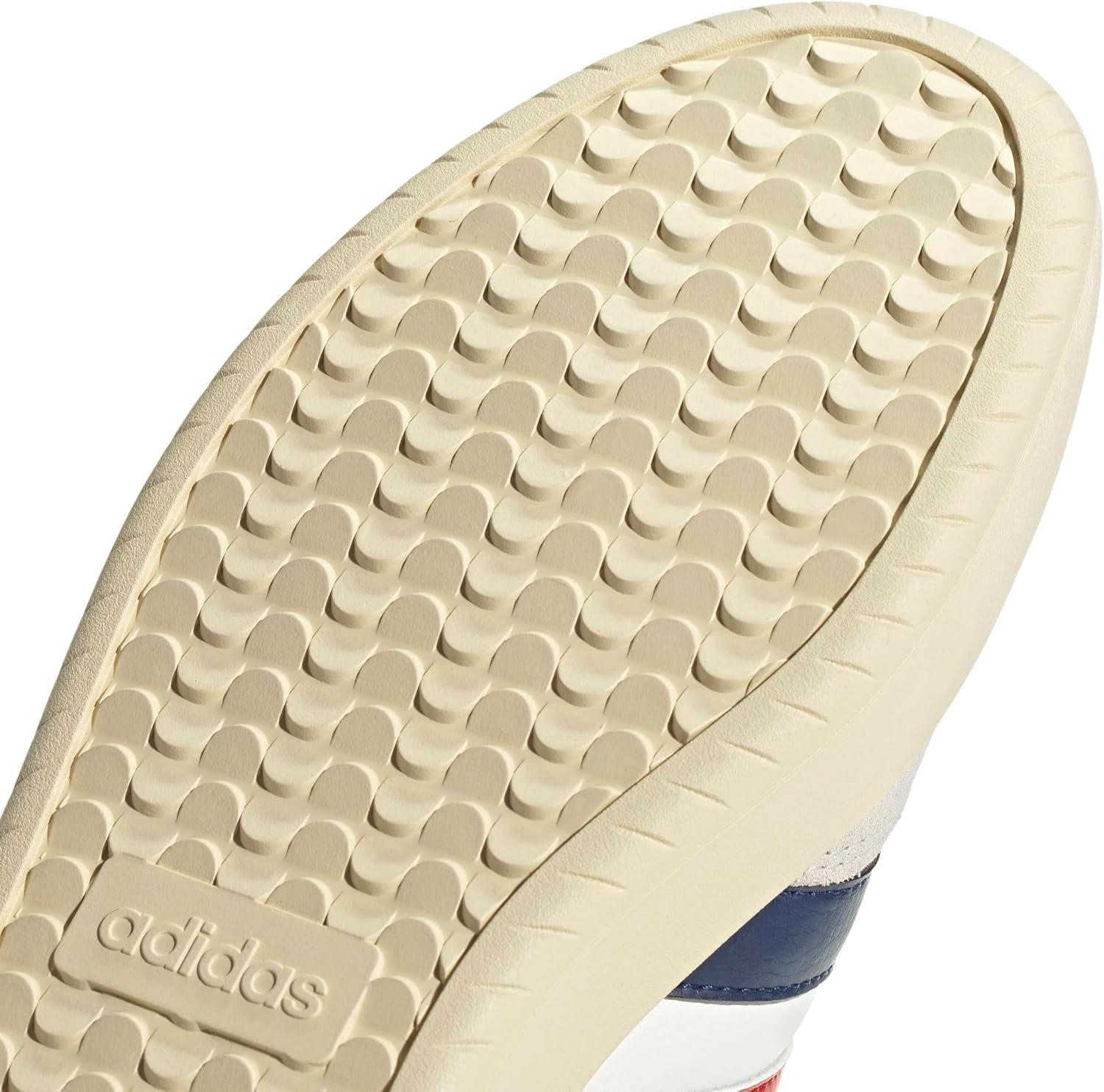 imageadidas Mens Barreda Fashion SneakersOff WhiteDark BlueBetter Scarlet