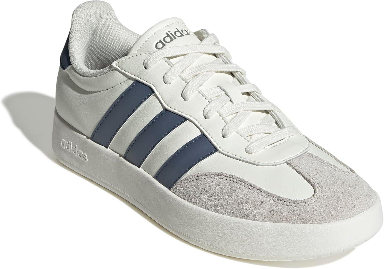 imageadidas Mens Barreda Fashion SneakersOff WhitePreloved InkGrey