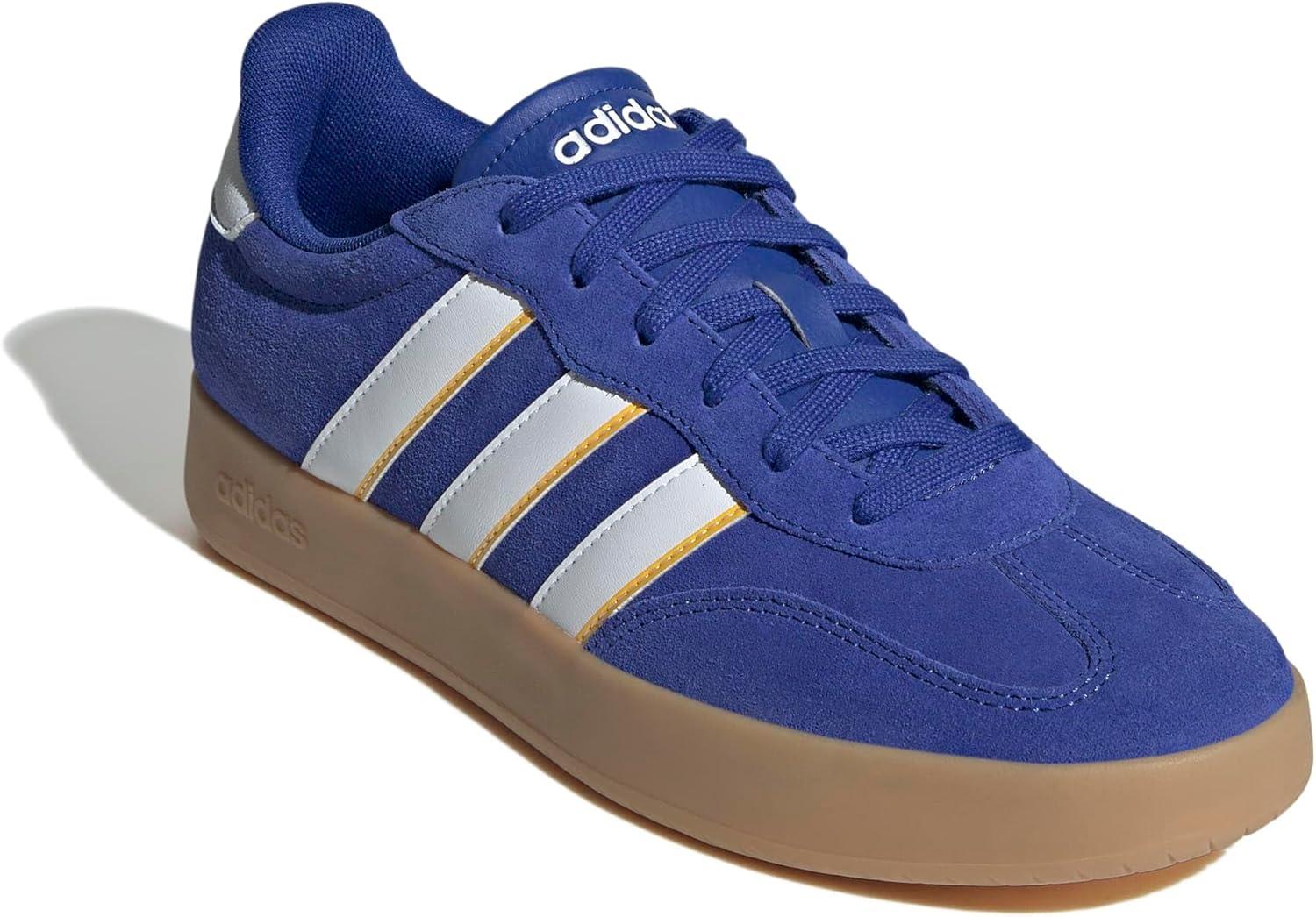 imageadidas Mens Barreda Fashion SneakersSemi Lucid BlueWhiteUtility Yellow