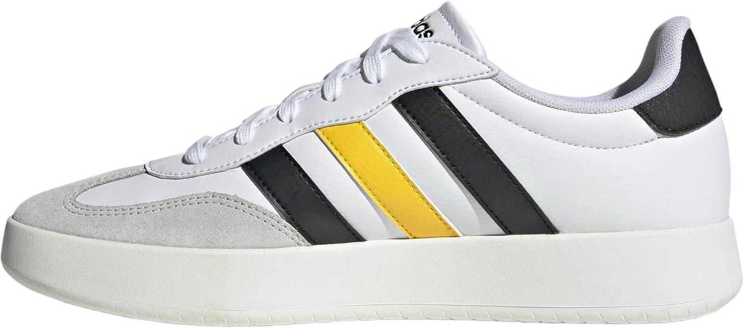 imageadidas Mens Barreda Fashion SneakersWhiteBlackUtility Yellow