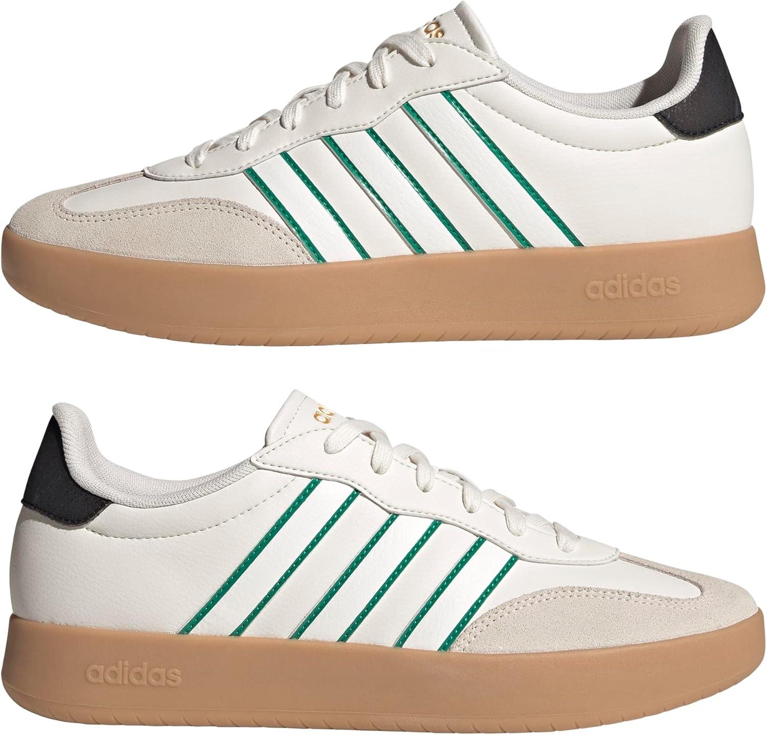 imageadidas Mens Barreda Fashion SneakersWhiteWhiteCourt Green