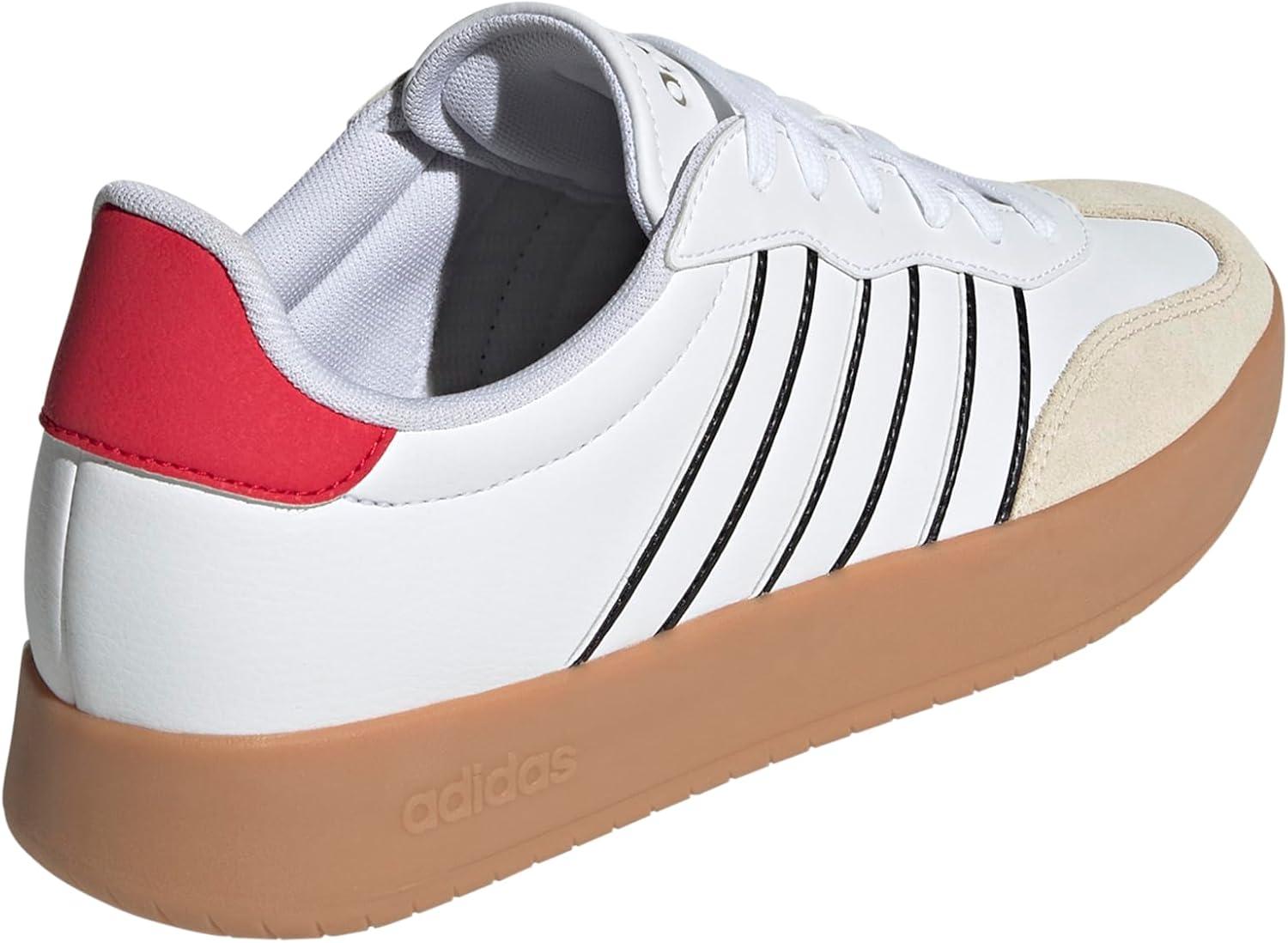 imageadidas Mens Barreda Fashion SneakersWhiteWhitePure Ruby