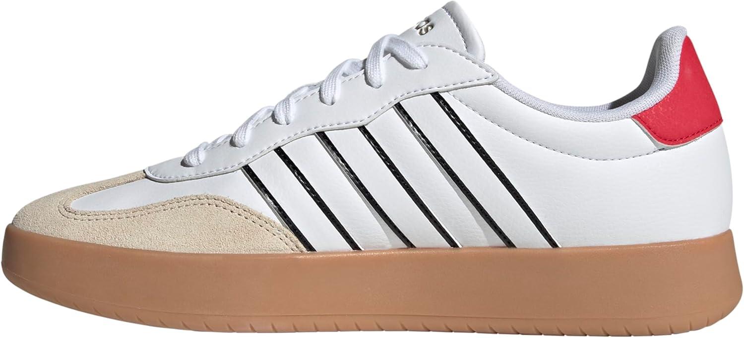 imageadidas Mens Barreda Fashion SneakersWhiteWhitePure Ruby