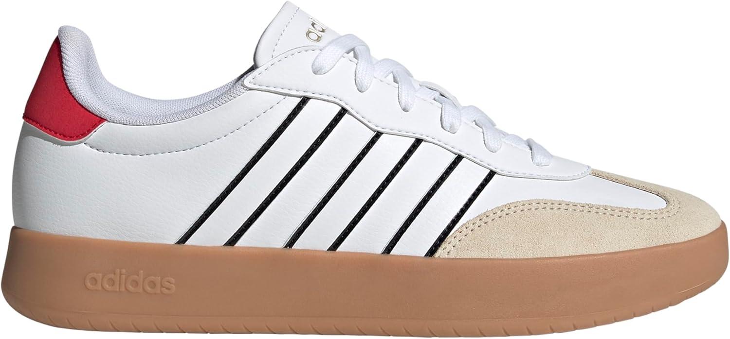 imageadidas Mens Barreda Fashion SneakersWhiteWhitePure Ruby