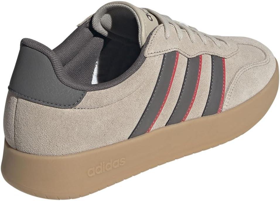 imageadidas Mens Barreda Fashion SneakersWonder Beige Charcoal Semi Lucid Red